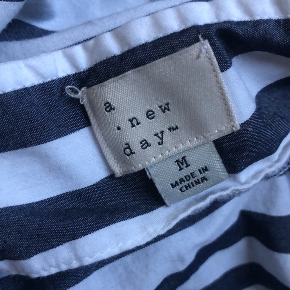 a new day Blue and White Striped Maxi Sundress - Picture 2 of 4